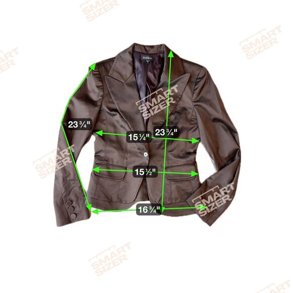 Bebe Satin Blazer Womens Size 6 Y2K Stitching Tailored Single Button 90s Work - Picture 2 of 8